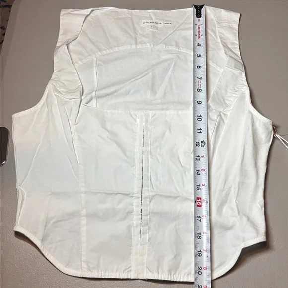 Good American White Poplin Corset - Picture 15 of 15